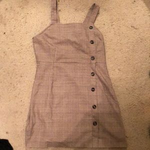 Striped button dress